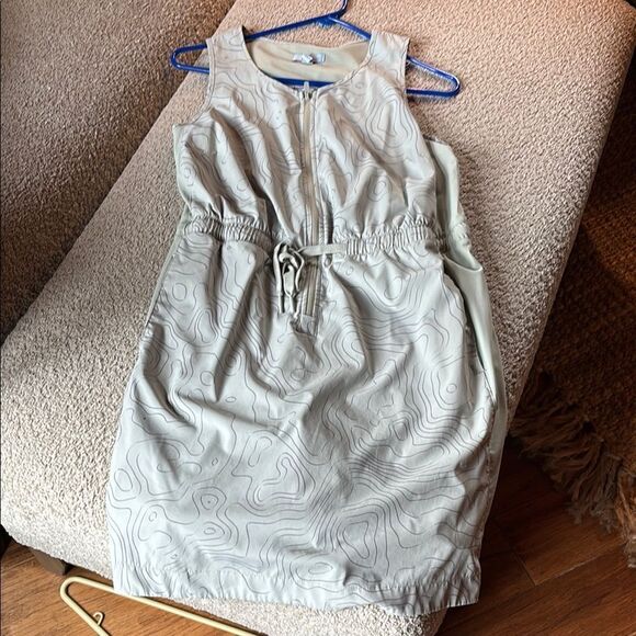 FLX Mint Sleeveless Dress with Abstract Pattern - Picture 2 of 10